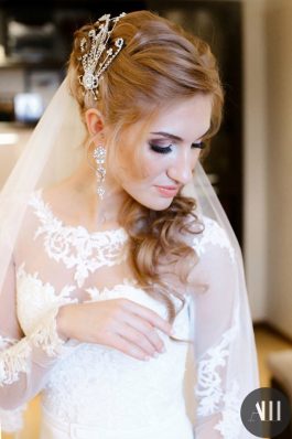 Прическа и макияж на свадьбу от стилистов студии Анастасии Швабской
